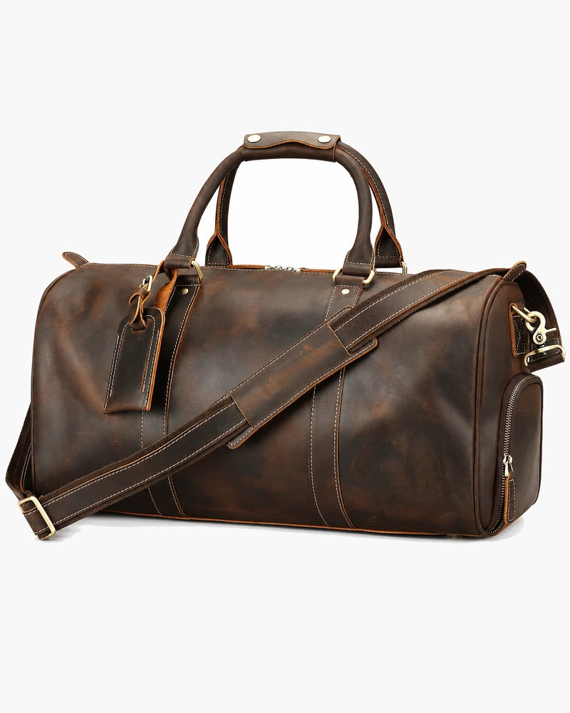 Le Sac Voyage Sienne - Cuir pleine fleur