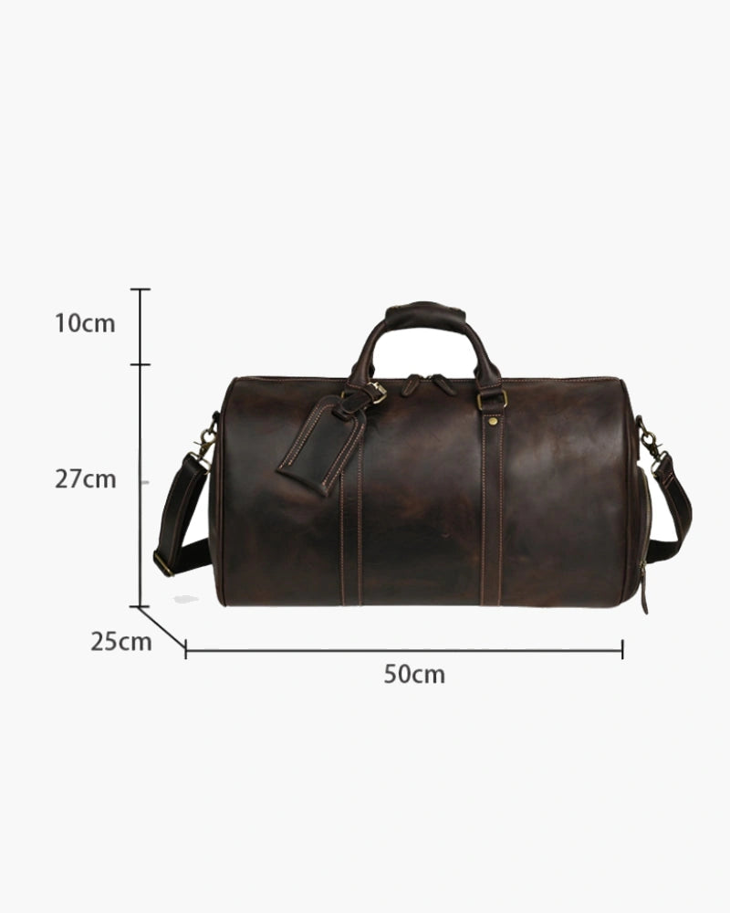 Le Sac Voyage Sienne - Cuir pleine fleur